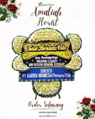 Papan Bunga Duka di Cikuda